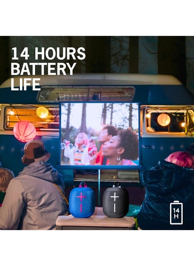 Ultimate Ears - WONDERBOOM 3، مكبر صوت لاسلكي صغير محمول بتقنية البلوتوث، صوت جهير قوي بزاوية 360 درجة للاستخدام في الهواء الطلق، مقاوم للماء والغبار IP67، قابل للطفو، مدى 131 قدمًا - وردي فاتح - Image 1