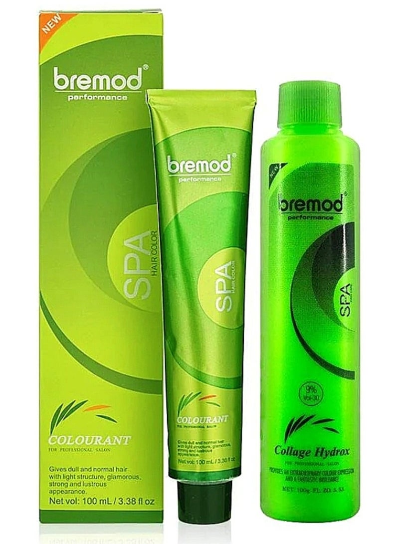 بريمود صبغة شعر سبا رمادية اللون من بيرفورمانس 8.16 مع مؤكسد - Image 2