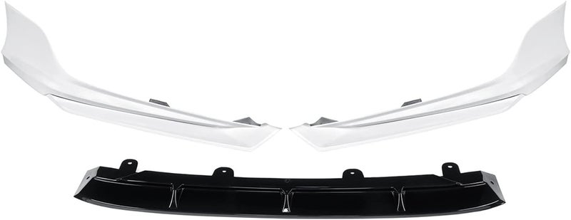 Wivplex 3pcs Car Front Bumper Splitter Lip Spoiler Kit - Image 1