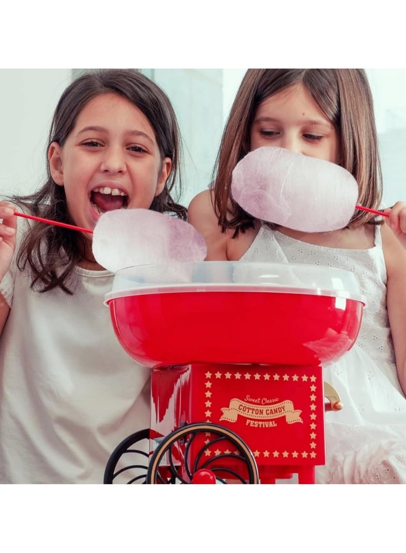 LAMAY Cotton candy machine, mini children's cotton candy machine, portable birthday cotton candy machine - Image 3