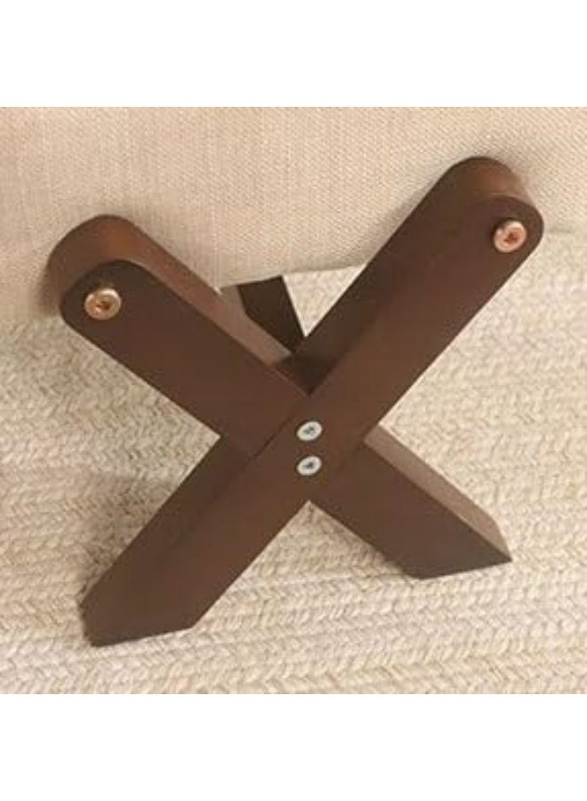 Footboard Bench Solid Wood Shoe Changing Stool Household Entrance Door Low Stool Shoe Changing Living Room Coffee Table Stool Sofa Stool  （size：32*26*27cm） - Image 4