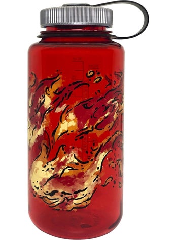 Nalgene 32OZ Wm Red / Fire Limited Edition Tritan Water Bottle 