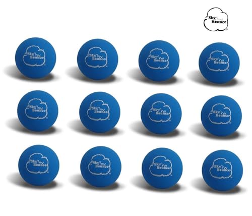 Sky Bounce Color Rubber Handballs for Recreational Handball, Stickball, Racquetball, Catch, Fetch, and Many More Games, 2 1/4-Inch pack of 12 - Image 3
