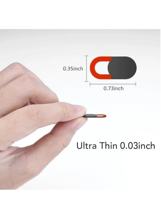 erorex Webcam Cover Slide 6 Pieces Ultra Slim Privacy Cover For Moble Laptop Computer By E Commerce Bag - Image 2