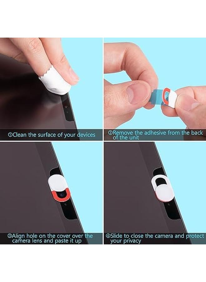 erorex Webcam Cover Slide 6 Pieces Ultra Slim Privacy Cover For Moble Laptop Computer By E Commerce Bag - Image 5