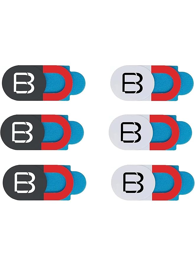 erorex Webcam Cover Slide 6 Pieces Ultra Slim Privacy Cover For Moble Laptop Computer By E Commerce Bag - Image 1