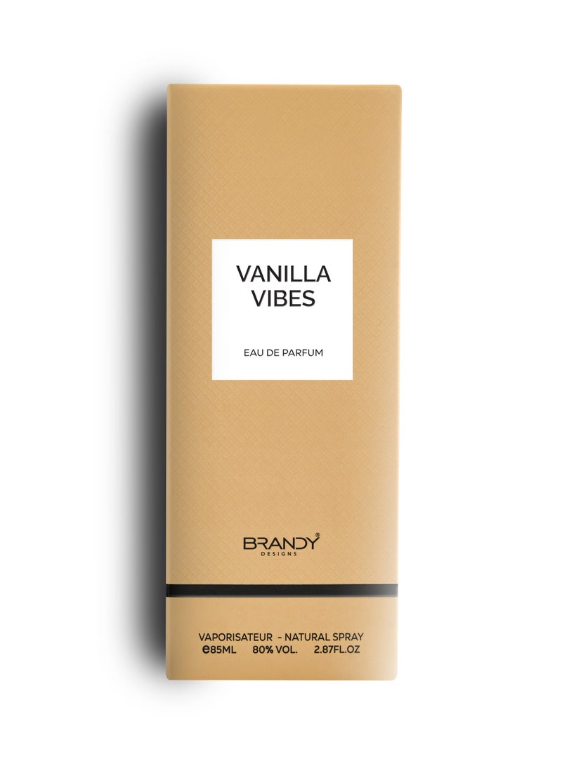 VANILLA VIBES Eau de Parfum - 85ml  Enduring Scent - Perfect for Special Occasions-Enjoy an Exclusive Special Gift
