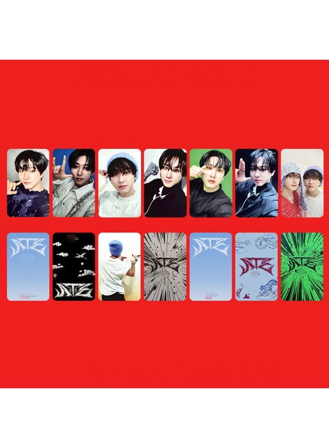 NIBEMINENT 7 Pcs Kpop Stray Kids - CHANGBIN ATE Lomo Cards Card For Fans Collection Gifts - Image 1
