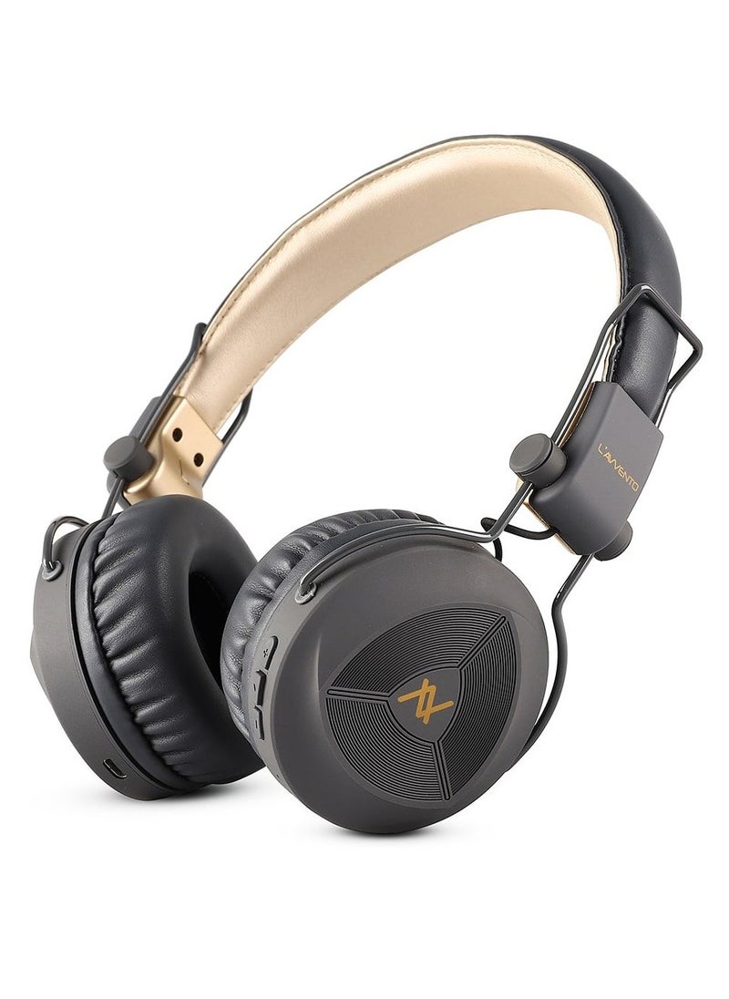 LAVVENTO Lavvento Bluetooth 5.0 Headphone With Turbo Bass Mode HP236  - Image 1