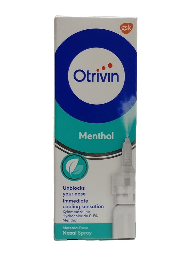 OTRIVIN بخاخ الأنف المنثولي بجرعة محددة  - Image 1