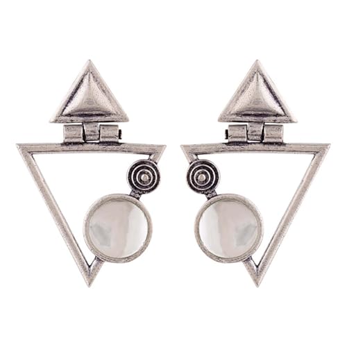 Voylla Work Essentials Triangles Earrings For Women Jewelry Gift for Her, Girl, Women, Mother, Sister, Girlfriend - Image 1