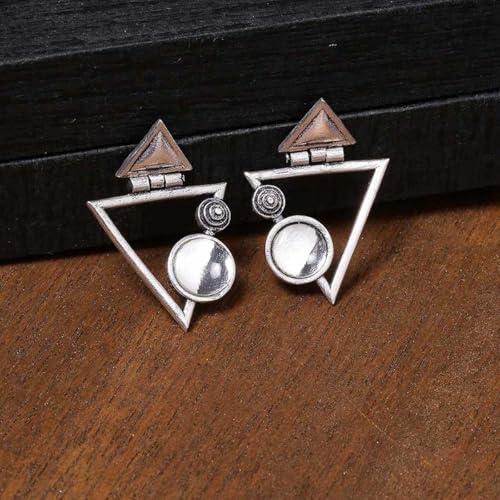 Voylla Work Essentials Triangles Earrings For Women Jewelry Gift for Her, Girl, Women, Mother, Sister, Girlfriend - Image 2