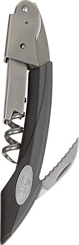 Trudeau Maison Double Lever Corkscrew, Silver/Black - Image 3