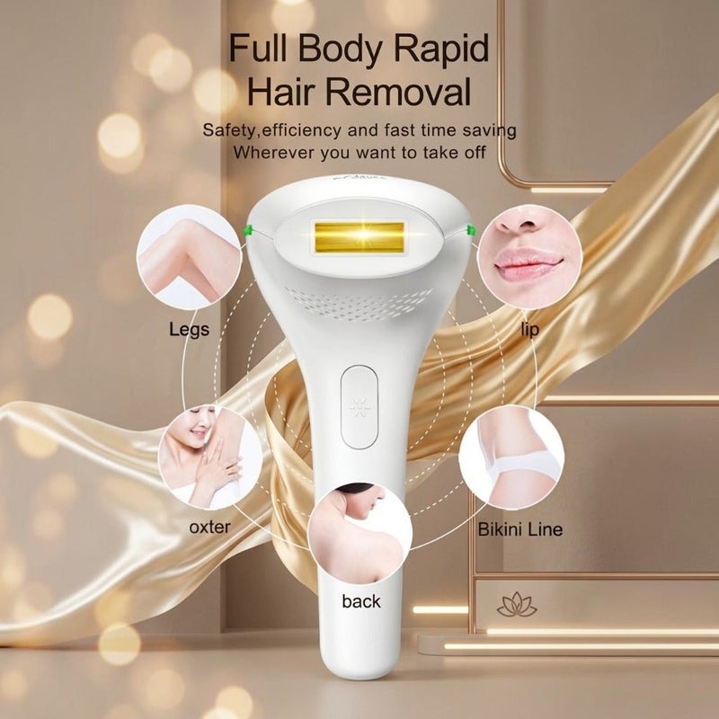 Bosidin Permanent Hair Reduction IPL Laser Hair Removal Device 500,000 Flashes | Painless hair removal device for women and men from Body Armpits, Legs, Arms - Image 2