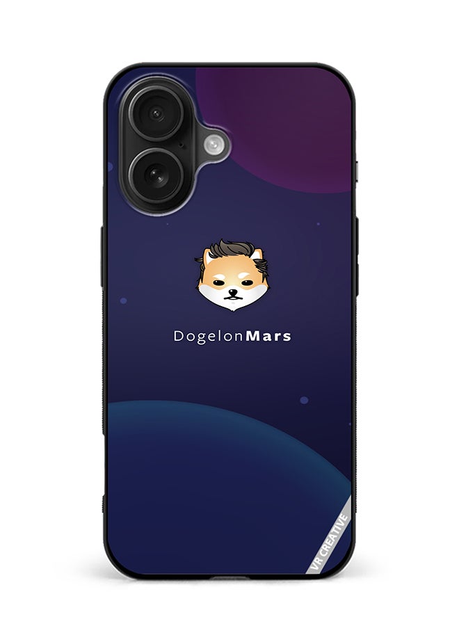 VR CREATIVE Protective Case Cover For Apple iPhone 16 Dogeleon Mars Design Multicolour