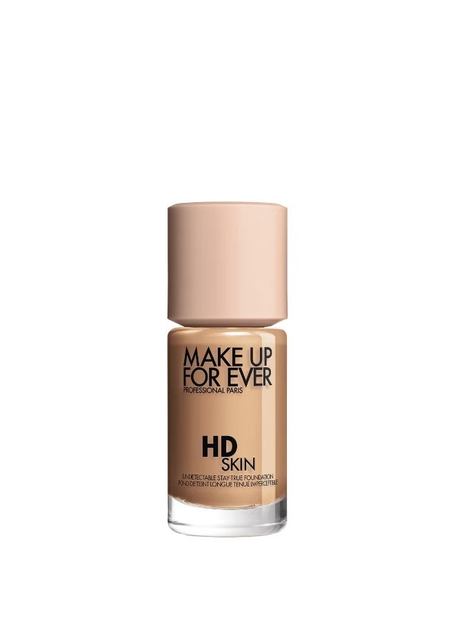 ميك اب فور ايفر كريم أساس HD Skin Foundation من ميك أب فور إيفر 30 مل - 2Y32 كراميل دافئ - Image 1