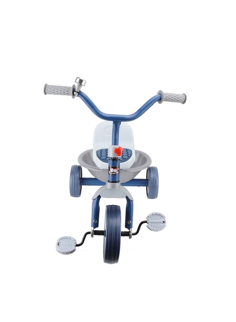 Velaurs Toddler Tricycle to Avoid Rollover, Anti-Skid, Silent Wheel Adjustment Chair, Children's Tricycle Toy, 40kg Load-Bearing Blue - Image 2
