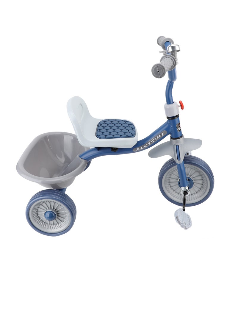 Velaurs Toddler Tricycle to Avoid Rollover, Anti-Skid, Silent Wheel Adjustment Chair, Children's Tricycle Toy, 40kg Load-Bearing Blue - Image 3