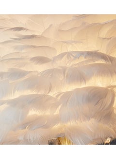 Generic Floor Lamp Floor Lamp Feather Crystal Lamp Living Room Sofa Decorative Light 3-Color Dimmable Floor Lamp Standing Table Lamp  - Image 4