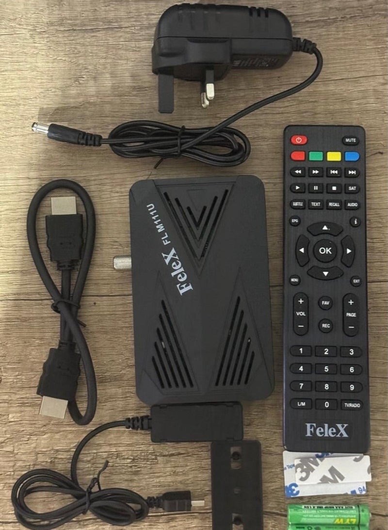 رسيفر رقمي عالي الدقة Full HD 1080p يدعم 4K وUSB متعدد الوسائط