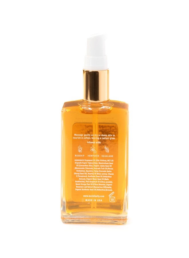 Bonblissity Nourishing Body Oils, 2oz Travel Size - Citrus Scented - Image 2