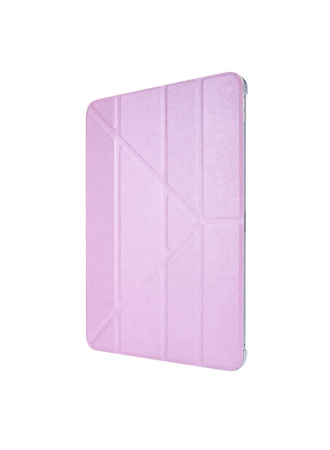 زبون حافظة لجهاز iPad Air 13 2025 / 2024 / iPad Pro 12.9 2022 / 2021، حافظة جلدية قلابة بتصميم أفقي وملمس حريري مع حامل - Image 2