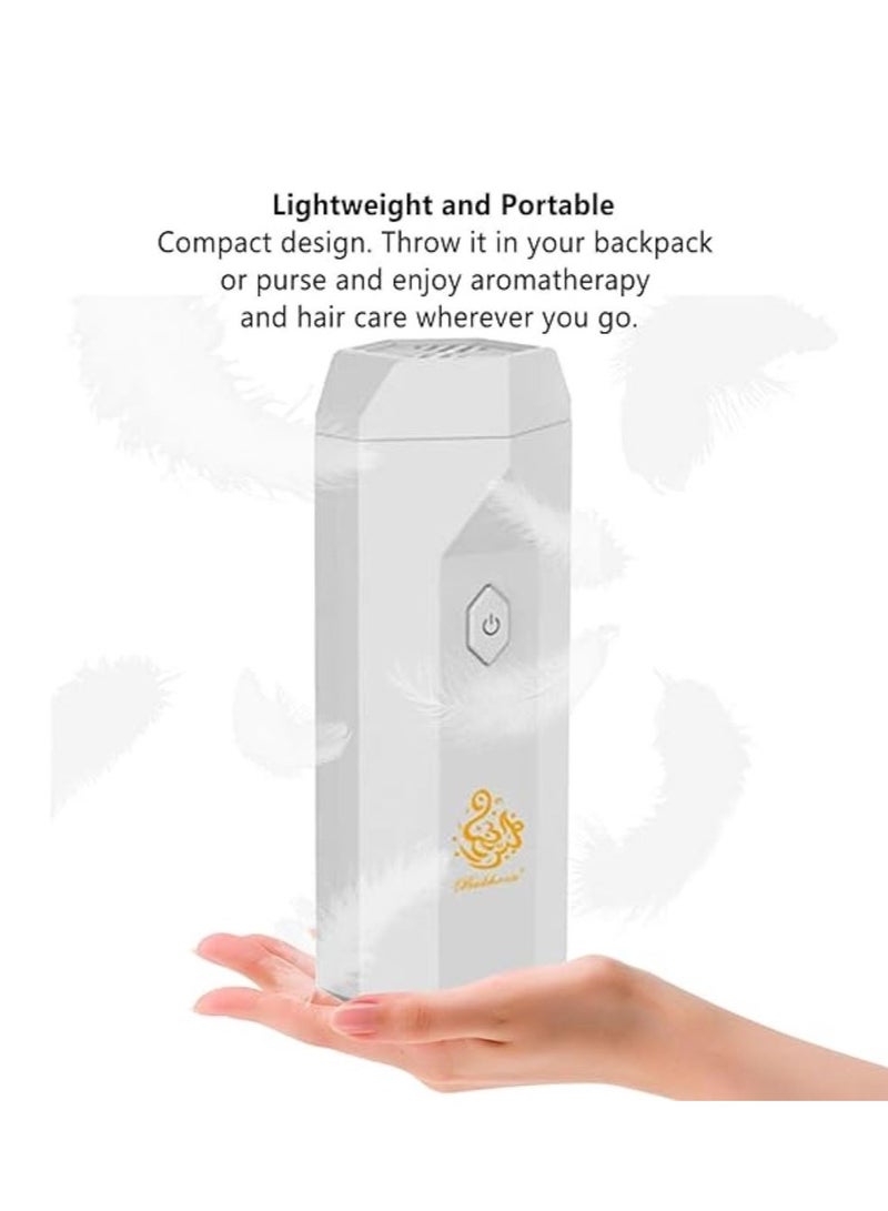 أتشز مبخرة دخون الكهربائية من ACHAS، مبخرة USB محمولة للشعر، آلة الروائح الإلكترونية العربية المسلمة القابلة لإعادة الشحن - Image 3
