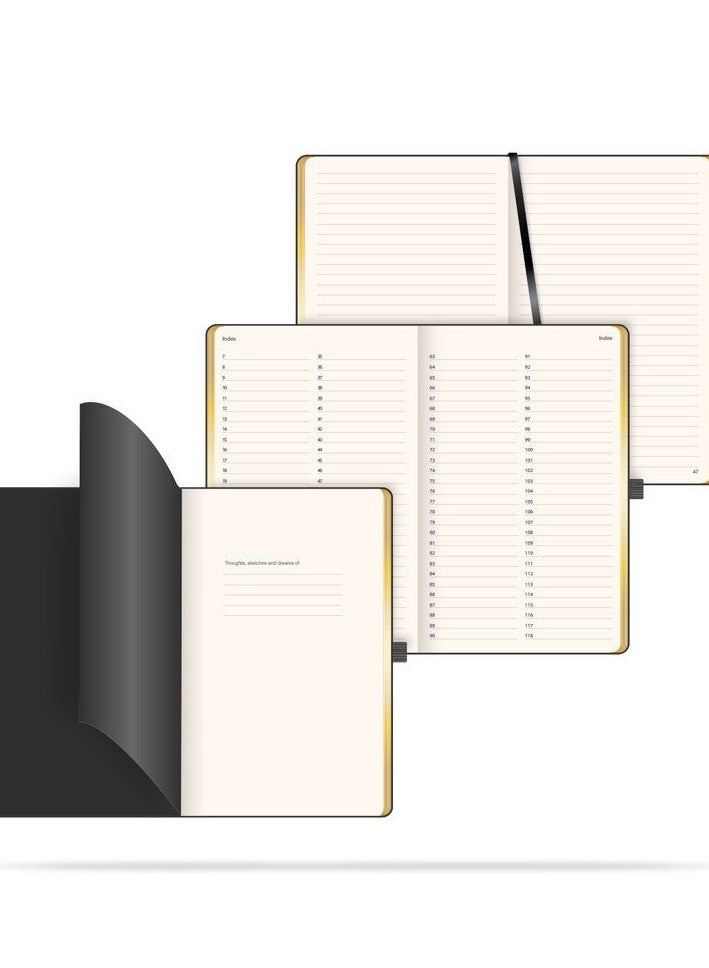 كاستيلي دفتر مقاس A5 بورق عالي الجودة وغلاف متين لتدوين الملاحظات وتنظيم المهام مناسب للاستخدام اليومي في المكتب أو المدرسة - Image 5