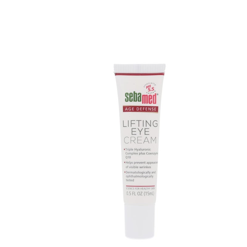 Sebamed Anti Aging Q10 Lifting Age Defense Eye Cream 15 mL pH 55 for Sensitive Skin Reduces the Appearance of Wrinkles Made in Germany