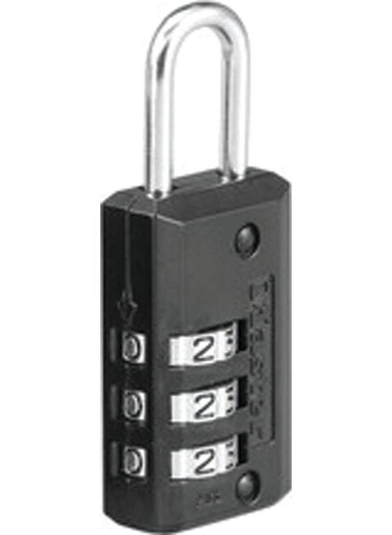 Master Lock Master Lock Black Set Your Own Combination Luggage Lock, Custom Combo Suitcase Padlock for Travel Bags or Backpacks, 646T , 2 Count ( Pack of 1)  - Image 2