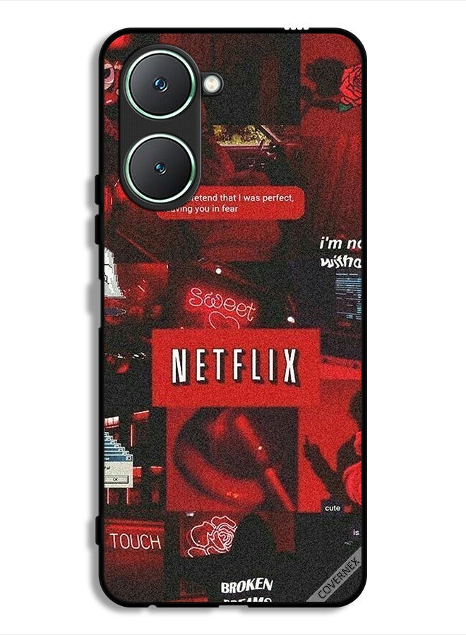 Covernex Vivo Y18i 4G Protective Case Cover Netflix Tags
