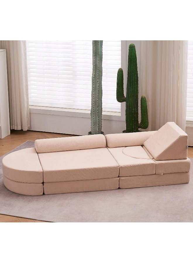 Generic 15-Piece Luxurious Kids Couch Playful Comfort for Both Little Ones and Adults  - Image 5