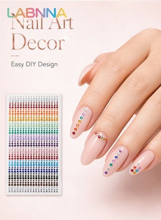 900 PCS Self Adhesive Rhinestone Stickers, Gem Sticker for Face, Hair, Craft, Clothes, Shoes, DIY, 3 mm to 5 mm Multicolored Diamond Stickers for Body Art Face Nail Makeup - view 4