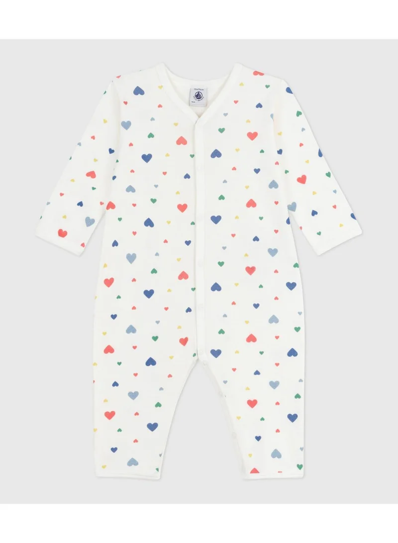 بيتي باتو Babies' footless printed cotton pyjama suit