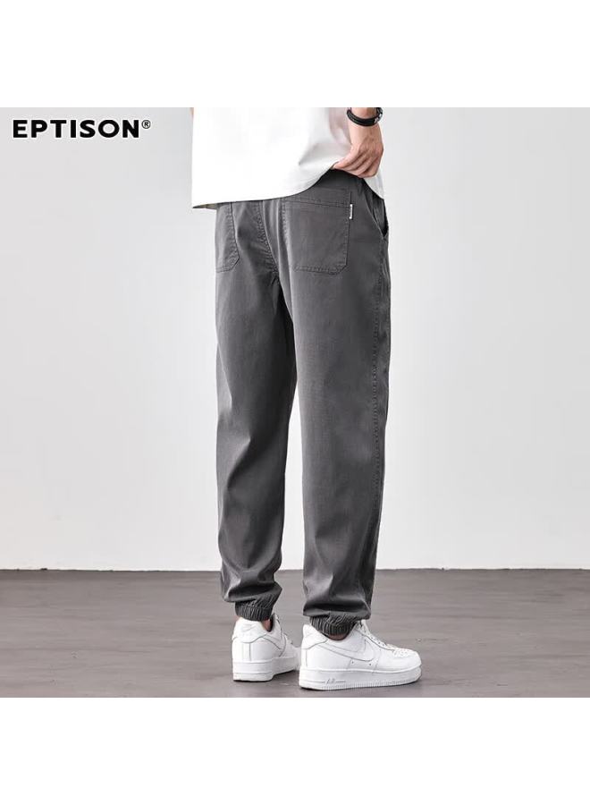 EPTISON Yipintiancheng Tencel Lyocell Summer Lightweight Men's Casual Harem Pants Loose Jogger Pants For Men - Image 3