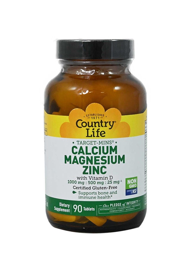Country Life Calcium Magnesium Zinc Tablet 90S