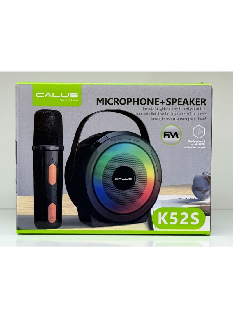 كالوس K52S المحمولة بلوتوث الكاريوكي المتكلم مع ميكروفون لاسلكي - Image 2