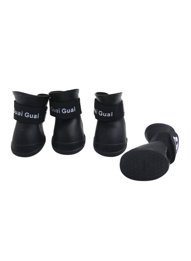 NIBEMINENT - Waterproof Rain Shoes Black - Image 1