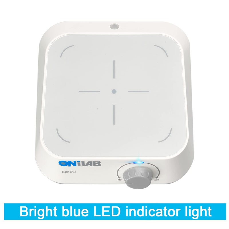 ONiLAB Magnetic Stirrer with 8PCS stir bar Set and stir bar Retriever, Magnetic Mixer Max Stirring Capacity 3000ml(No Heating) - Image 3