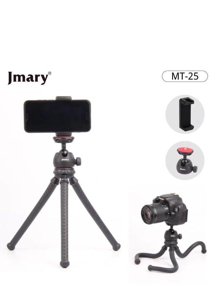 JMARY MT-25 - Table Top Mini Portable Flexible Tripod Stand for Mobile Phones and DSLR & Digital Cameras - Image 2