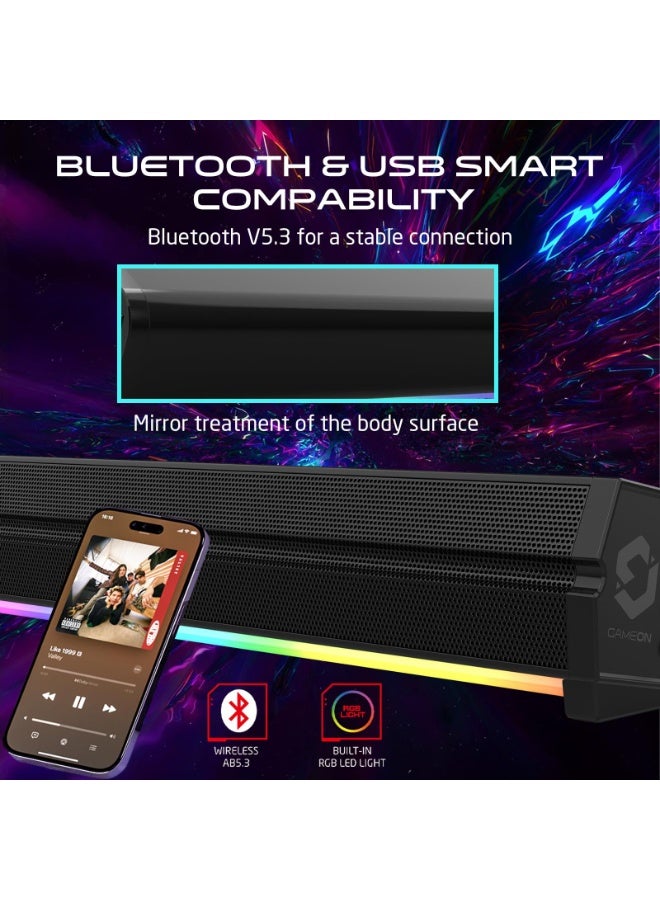 Ncclife KBROAD Wireless Subwoofer Soundbar with RGB Lights – Model KTS-1965 - Image 2