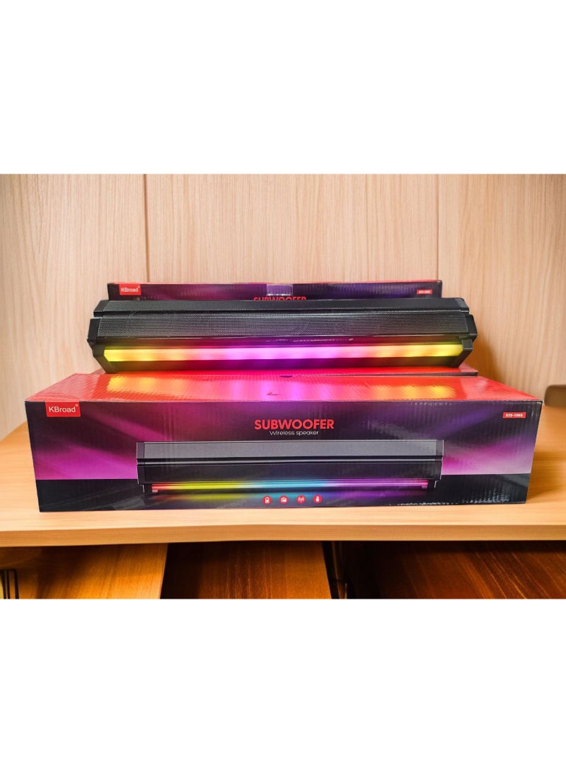 Ncclife KBROAD Wireless Subwoofer Soundbar with RGB Lights – Model KTS-1965 - Image 4