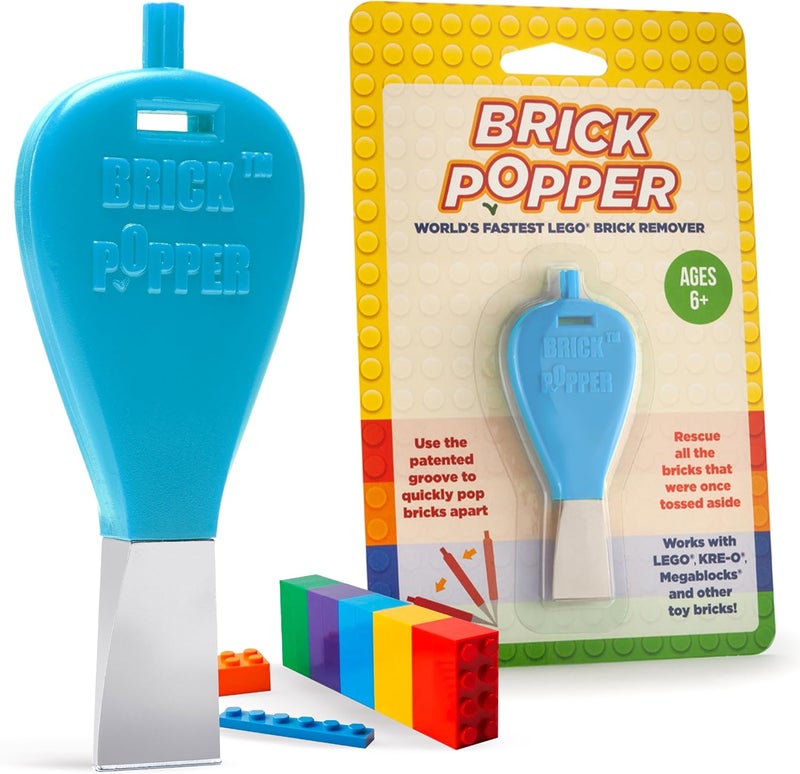 Brick Popper - World's Fastest Separator Tool - Efficient Remover for Kids and Adults - Perfect for Ages 6 and Up - Essential Tool (Light Blue) - Image 1