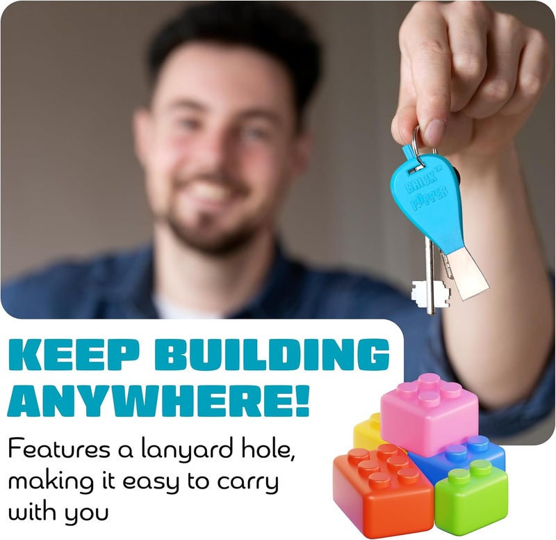Brick Popper - World's Fastest Separator Tool - Efficient Remover for Kids and Adults - Perfect for Ages 6 and Up - Essential Tool (Light Blue) - Image 5