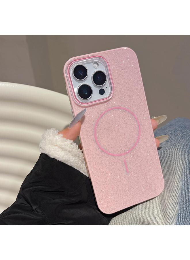 S-TOP Case For iPhone 14 Pro Glitter MagSafe Thin Circle TPU Phone Case - Image 1
