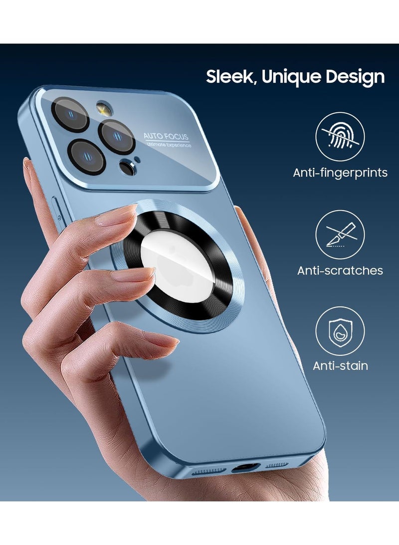 Y&D Applicable To Apple 13promax Matte Standard Leakage Magnetic Large Window Mirror Mobile Phone Protective Case - Image 3