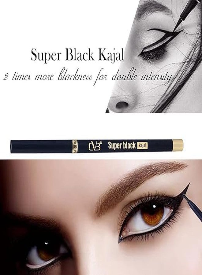 CVB C106 Super Black Kajal | Intense Long-Lasting Waterproof & Smudge-Proof Eye Pencil for Bold Definition - Image 5