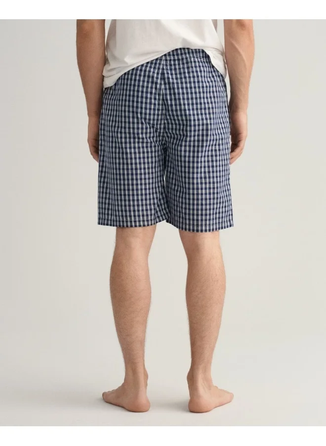 GANT Gant Micro Check Pajama Shorts