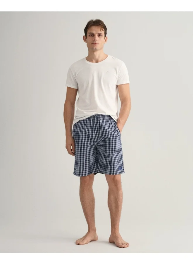GANT Gant Micro Check Pajama Shorts