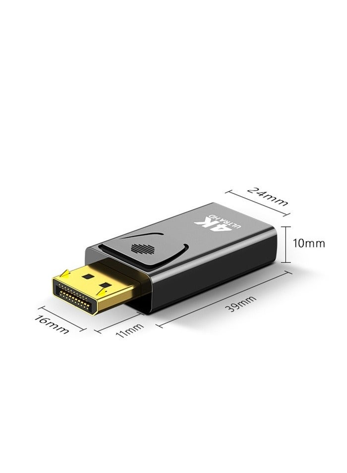 DP to HDMI 4K Adapter – DisplayPort to HDMI Converter for PC/Laptop to Monitor, TV, Projector – 4K@60Hz UHD Video & Audio, Plug and Play, Dual Mode Display, Compatible with Windows/Linux/macOS  - Image 5